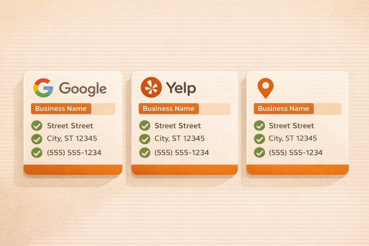 NAP consistency for local SEO